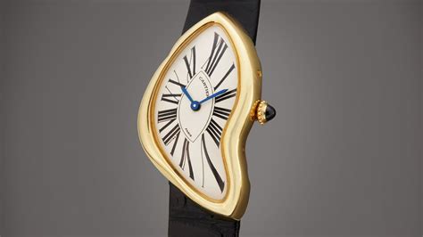 cartier melting clock watch.